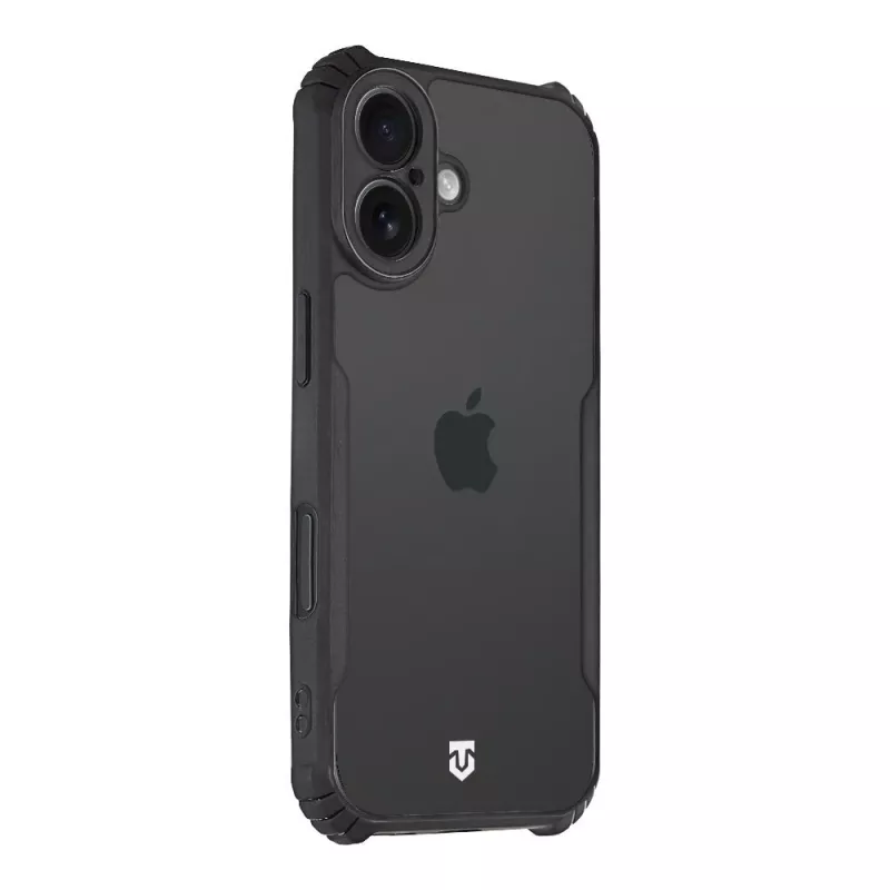 Tactical Back Cover Quantum Stealth iPhone 17 läpinäkyvä/musta