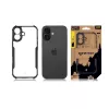 Tactical Back Cover Quantum Stealth iPhone 17 läpinäkyvä/musta