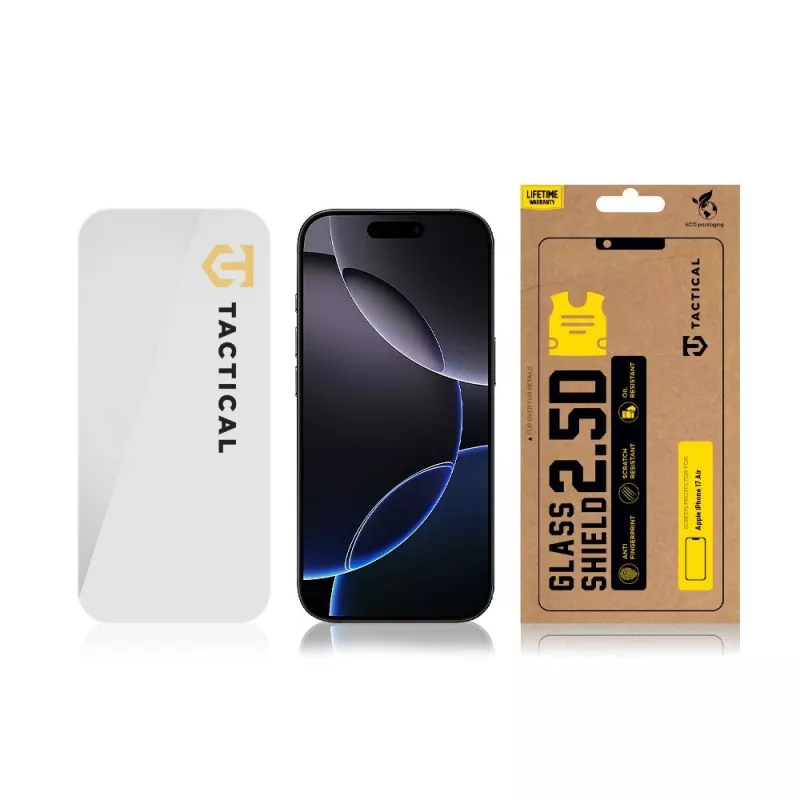 Tactical Glass Shield 2.5D iPhone Air Clear