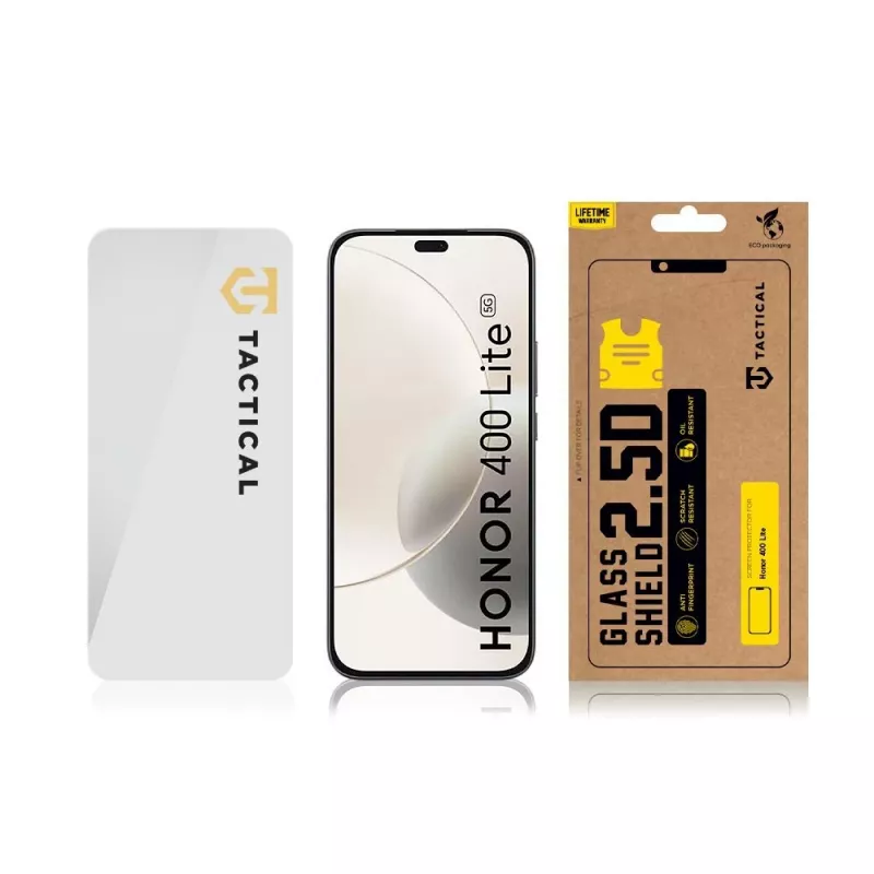 Tactical Glass Shield 2.5D Honor 400 Lite Klar