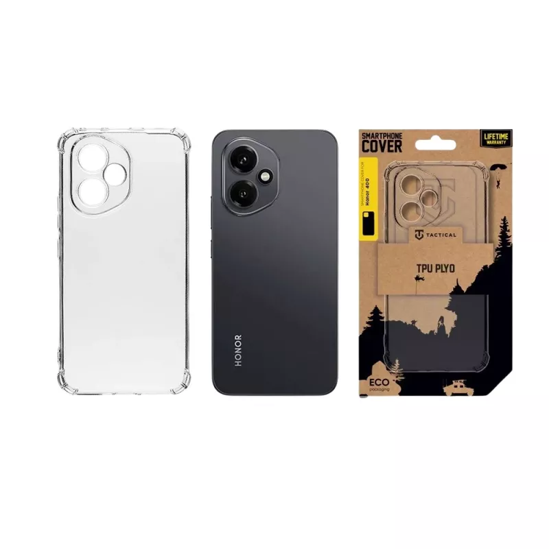 Tactical takasuojakuori TPU Plyo Honor 400 Transparent