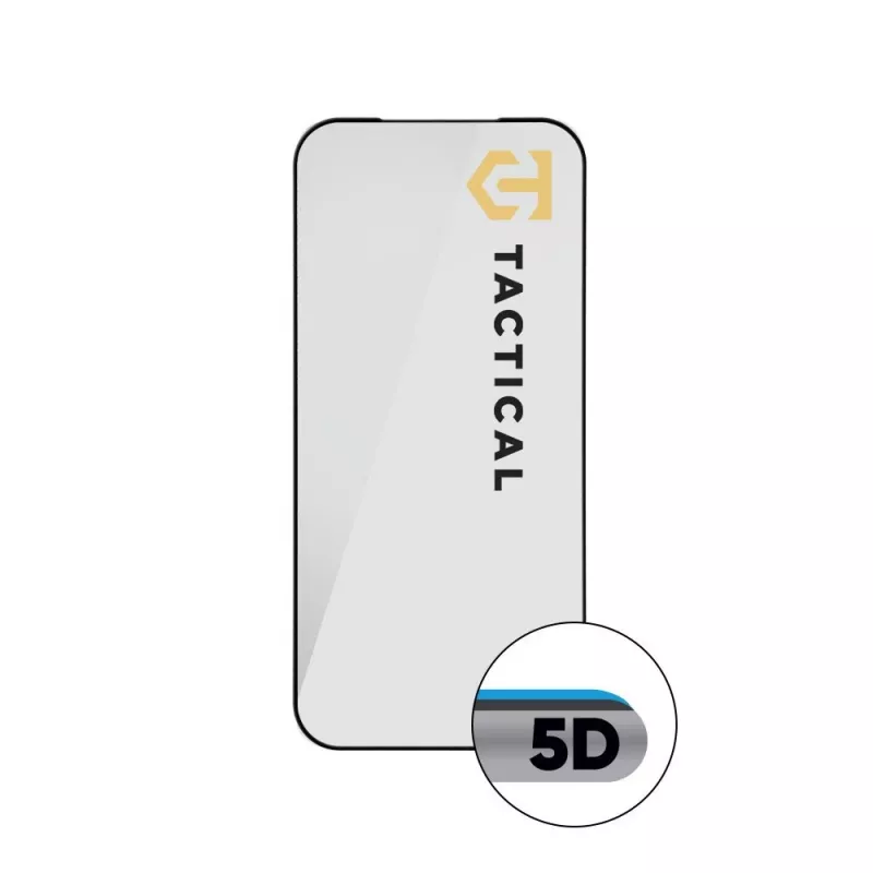 Tactical Glass Shield 5D iPhone 17 Pro musta