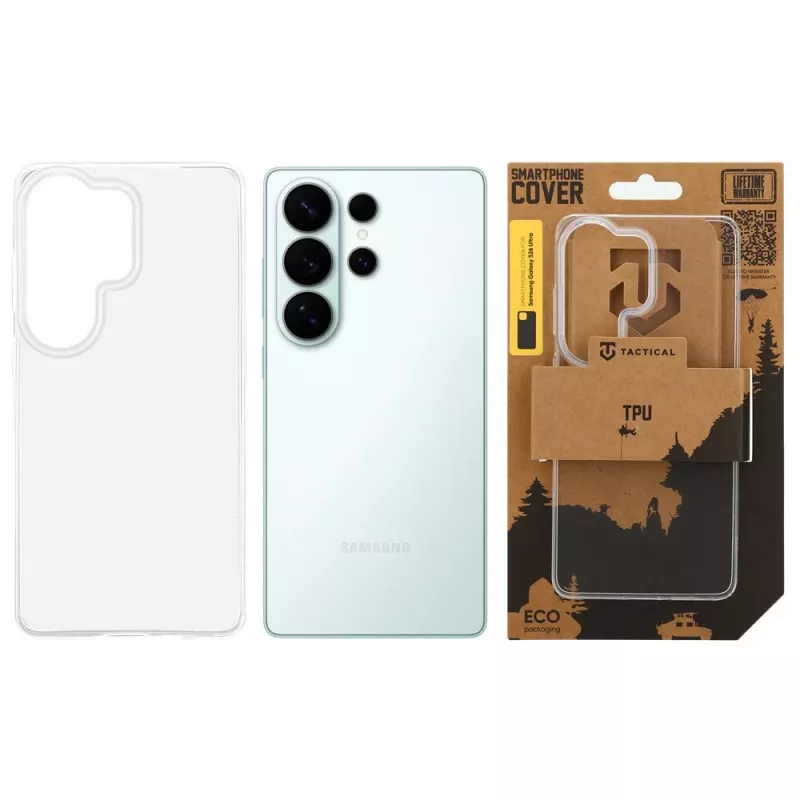 Tactical Back Cover TPU Galaxy S26 Ultra läpinäkyvä