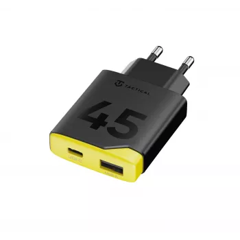 Tactical Minimi GaN 45W AC USB-C seinälaturi musta