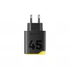 Tactical Minimi GaN 45W AC USB-C seinälaturi musta