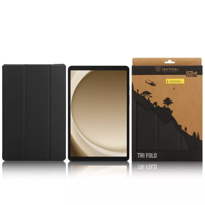 Tactical Book Cover Tri Fold Galaxy TAB A11+ musta