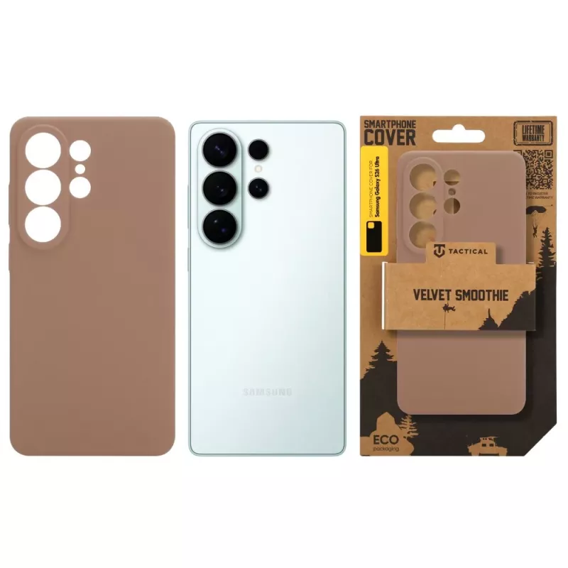 Tactical Back Cover Velvet Smoothie Samsung Galaxy S26 Ultralle – musta