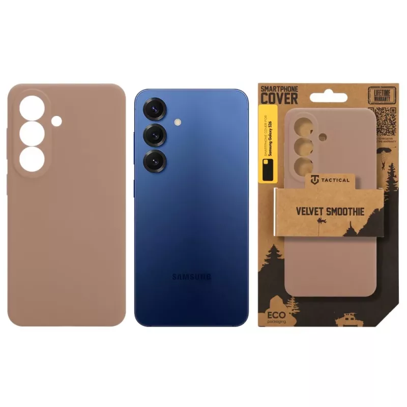 Tactical Back Cover Velvet Smoothie Samsung Galaxy S26:lle - musta