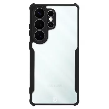 Tactical Back Cover Quantum Stealth Galaxy S26 Ultra läpinäkyvä/musta
