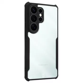 Tactical Back Cover Quantum Stealth Galaxy S26 Ultra läpinäkyvä/musta