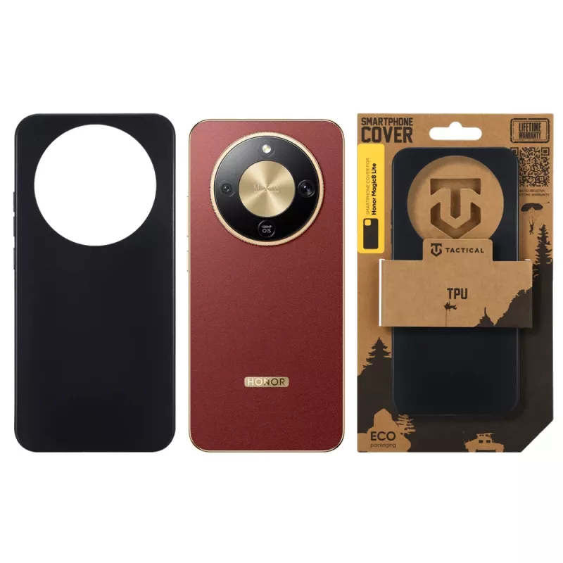Tactical Back Cover TPU Magic8 Lite musta