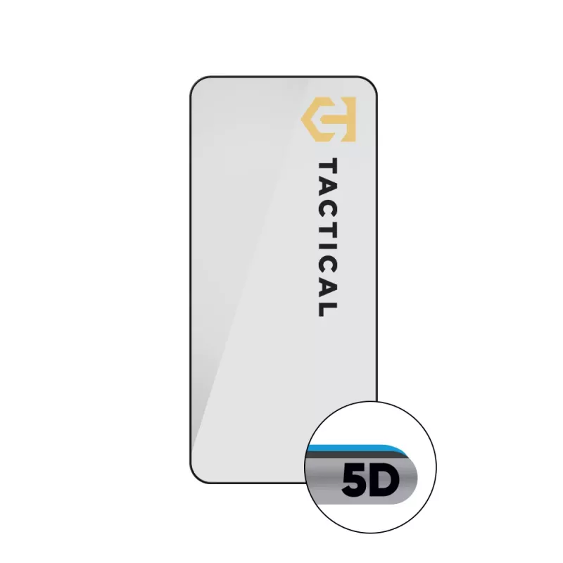 Tactical Glass Shield 5D Magic8 Litelle, musta