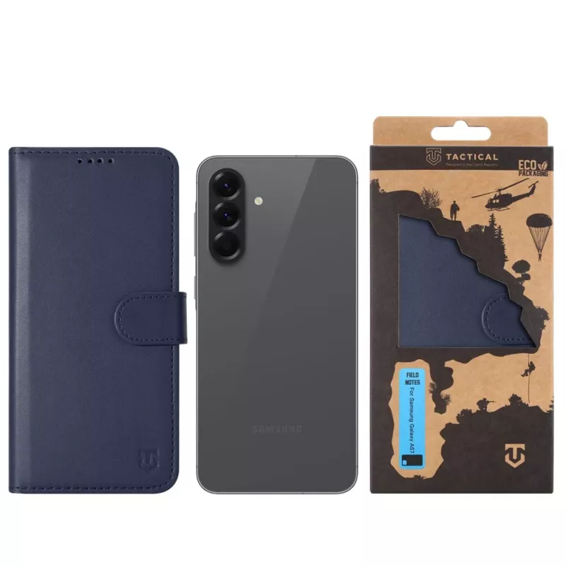Tactical Book Cover Field Notes Galaxy A57 sininen