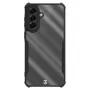 Tactical takakansi Quantum Stealth Galaxy A57, läpinäkyvä/musta