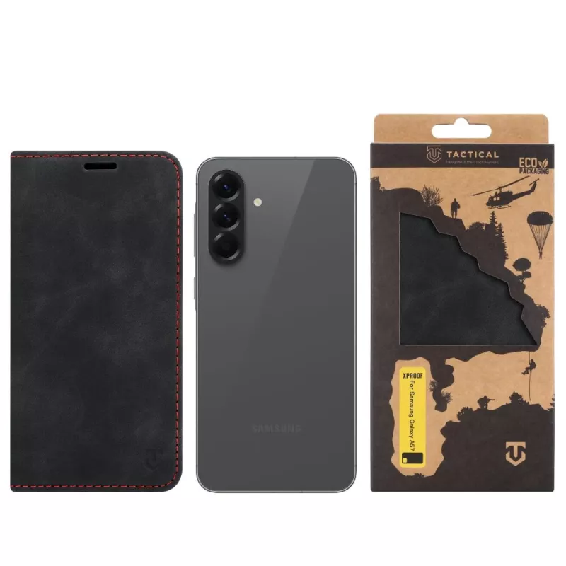 Tactical Book Cover Xproof Galaxy A57, Black Hawk