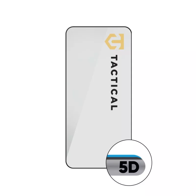 Tactical Glass Shield 5D Samsung Galaxy A57:lle, musta