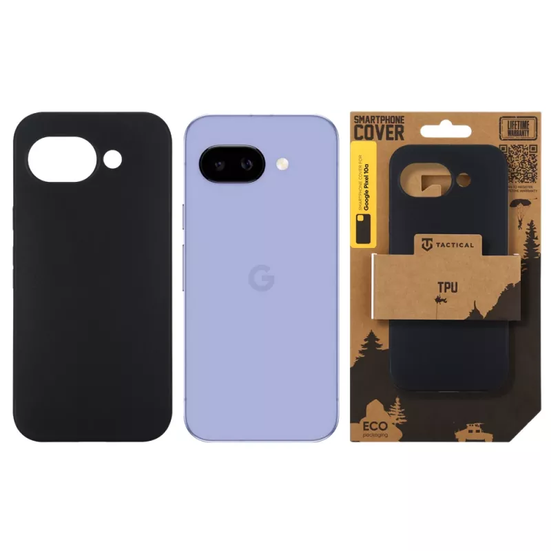 Tactical Back Cover TPU Pixel 10a musta