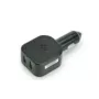 Zebra EVM tupakansytytinadapteri 5V 2,5A dual USB Type-A autolaturi