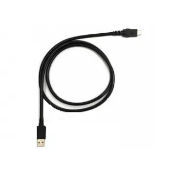 Zebra EVM USB-C - USB-A tietoliikenne- ja latauskaapeli, 1 m, musta