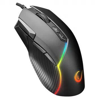 Rampage Comfort pelihiiri, ohjelmoitava, 12 800 DPI RGB, musta