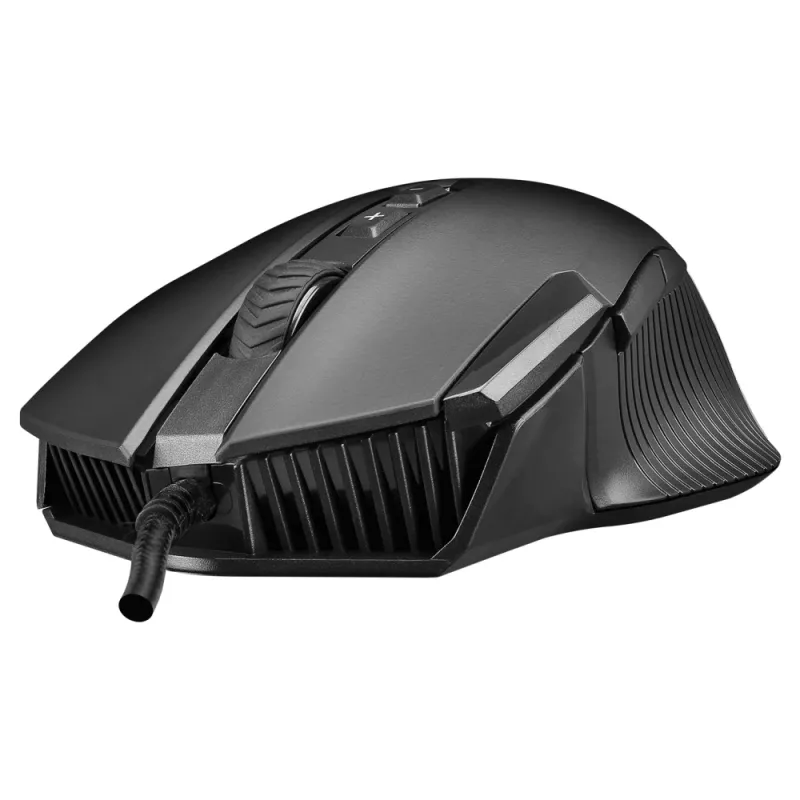 Rampage Comfort pelihiiri, ohjelmoitava, 12 800 DPI RGB, musta