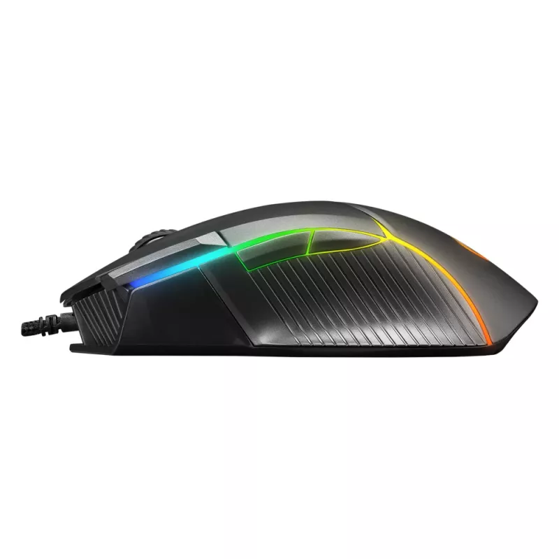 Rampage Comfort pelihiiri, ohjelmoitava, 12 800 DPI RGB, musta