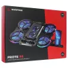 Rampage PROTE R6 kannettavan jäähdytysteline, 10-17 tuumaa, RGB
