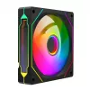Rampage 120mm 1800RPM Infinite Loop ARGB PWM musta kotelotuuletin
