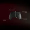 Rampage Hydra Pro Pad langaton RGB 2.4G Hall Effect -ohjain magneettisilla liipaisimilla, musta