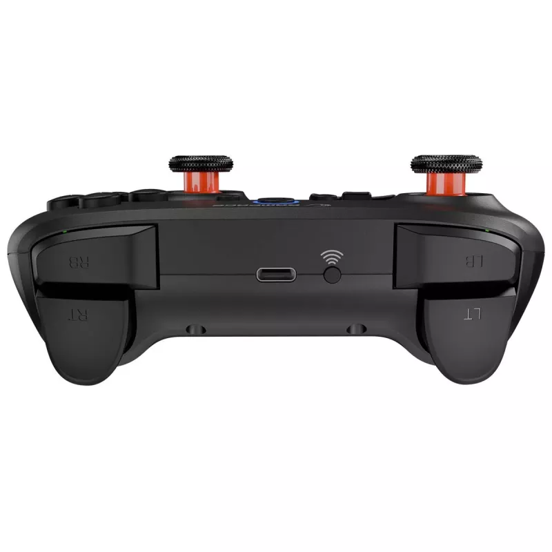 Rampage Hydra Pro Pad langaton RGB 2.4G Hall Effect -ohjain magneettisilla liipaisimilla, musta