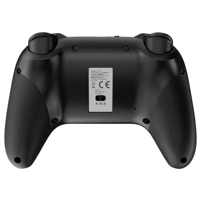 Rampage Hydra Pro Pad langaton RGB 2.4G Hall Effect -ohjain magneettisilla liipaisimilla, musta