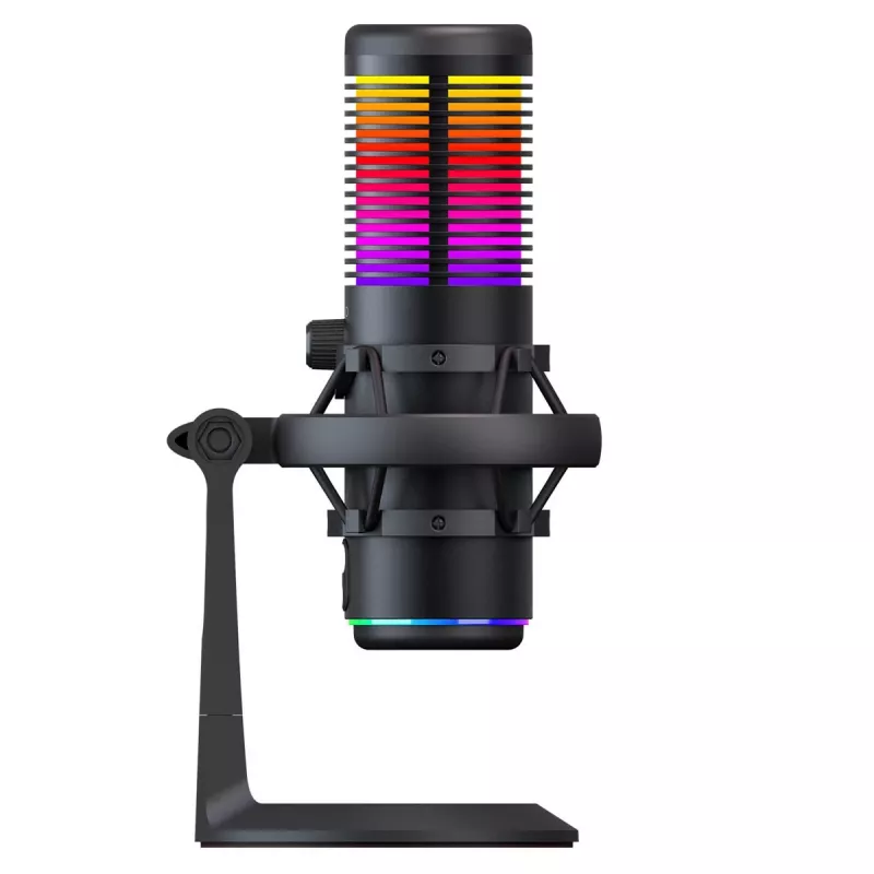 Rampage Bemol RGB USB-C -pelimikrofoni, musta