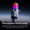 Rampage Diyez RGB USB-C -pelimikrofoni, musta