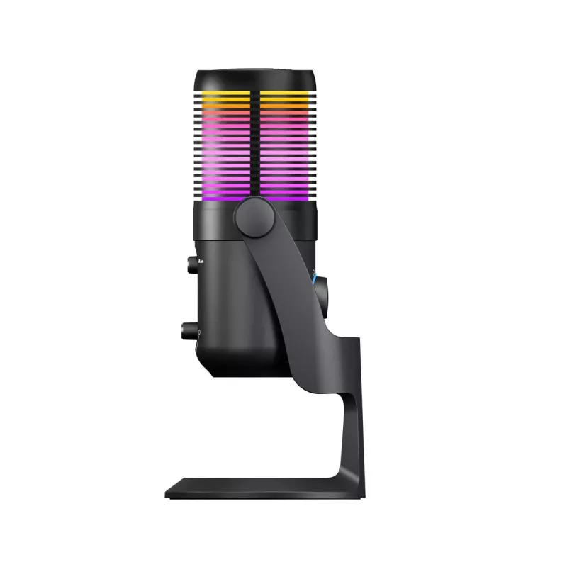 Rampage Diyez RGB USB-C -pelimikrofoni, musta
