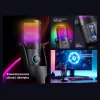 Rampage Diyez RGB USB-C -pelimikrofoni, musta