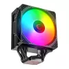 Rampage Octagon C70 prosessorijäähdytin LGA1700/AM5 LCD-tuuletin Infinity 120mm ARGB musta