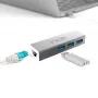 INCA IUSB-03TX USB 3.0 - Gigabit Ethernet -sovitin USB-C-sovittimella, 1000Mbit/s, musta