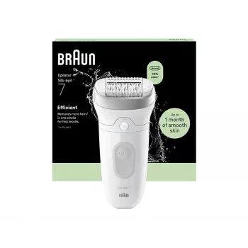 Braun Silk-épil 7 SE7-011 epilaattori hopea/valkoinen