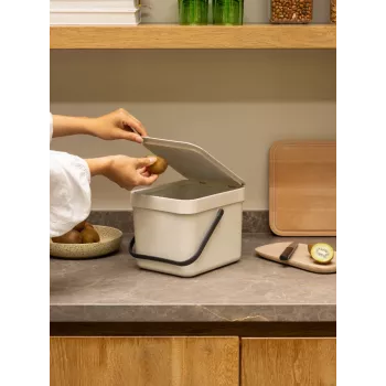 Brabantia Sort & Go jäteastia Soft Beige 6 L
