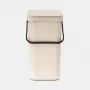 Brabantia Sort & Go roskis Soft Beige 12 L (251726)