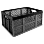Helit Klappbox Basic H6180495 32L taitettava säilytyslaatikko musta/harmaa