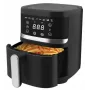 Gastronoma-kiertoilmakypsennin 4,2 L musta 1300 W
