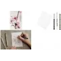 Sakura Cherry Blossom -piirustustussisarja musta 6 osaa