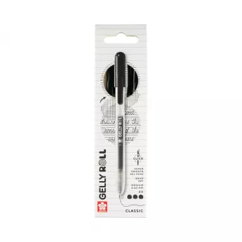 Sakura Gelly Roll Retractable Classic -geelikynä läpinäkyvä 0,4 mm hieno kärki