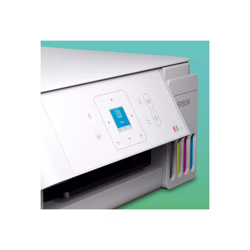 Epson EcoTank L3366 monitoimitulostin väri A4 33ppm WLAN LCD 3,7cm valkoinen