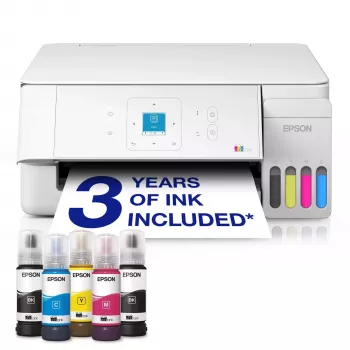 Epson EcoTank L3366 monitoimitulostin väri A4 33ppm WLAN LCD 3,7cm valkoinen