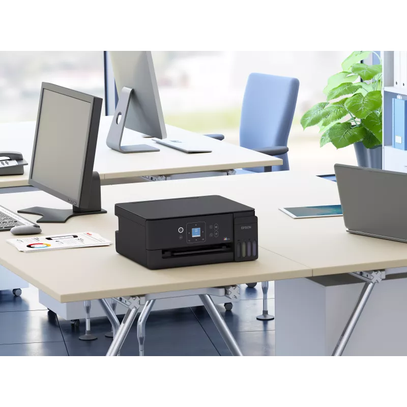 Epson EcoTank L3361 monitoiminen mustesuihkutulostin - väri - A4 - 33 ppm (luonnos) - Wi-Fi - USB - musta