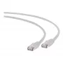 Gembird PP6A-LSZHCU-0.5M Cat6a SFTP LSZH verkkokaapeli, RJ45, 0,5 m, harmaa