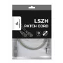 GEMBIRD PP6A-LSZHCU-1M Cat6A SFTP LSZH RJ45 verkkokaapeli 1m harmaa