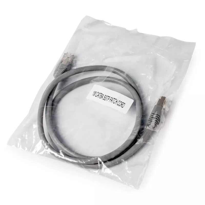 GEMBIRD PP6A-LSZHCU-1M Cat6A SFTP LSZH RJ45 verkkokaapeli 1m harmaa